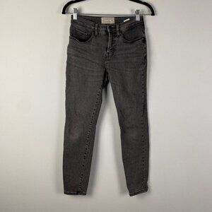 Everlane Jeans 26 Ankle Skinny Mid Rise Gray Stretch Pockets